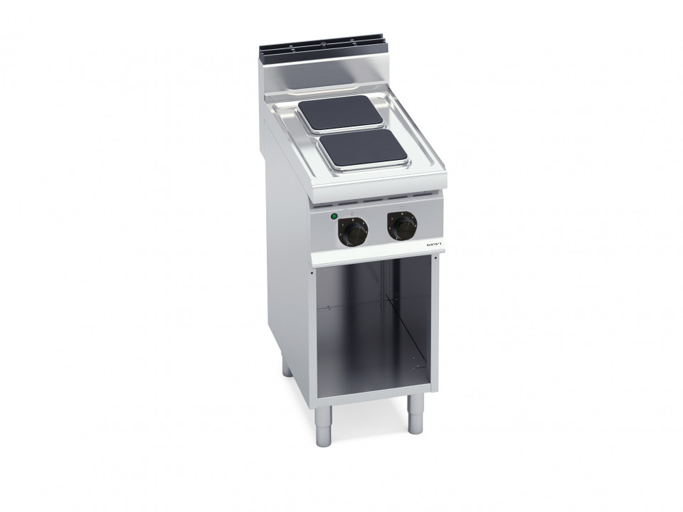 CUISINIÈRE ÉLECTRIQUE 2 PLAQUES CARRÉES SUR MEUBLE