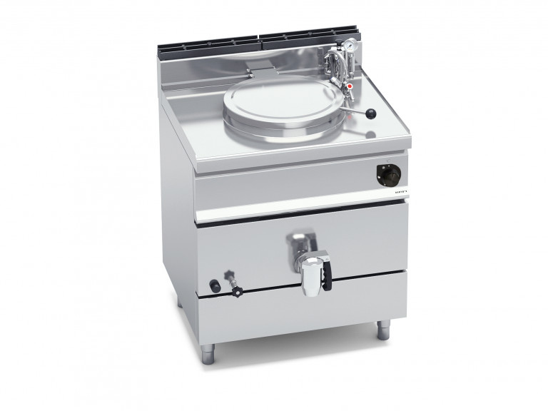 Marmite Inox Avec Séparateur Double Compartiment - Pour Induction, Gaz - Cuisson Homogène, Facile à Nettoyer