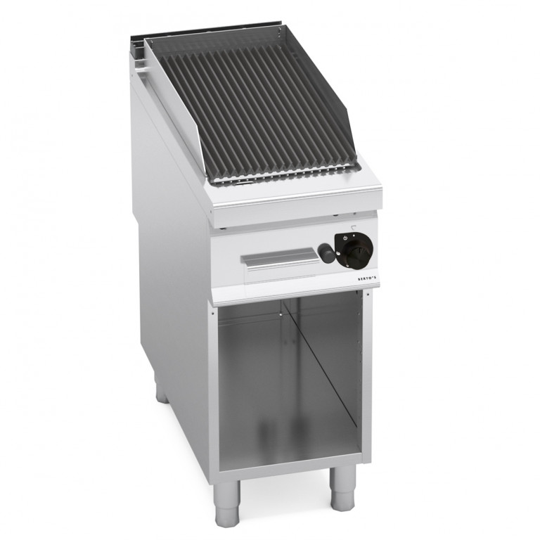 GAS LAVA STONE GRILLS ON CABINET