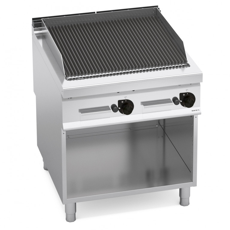 GAS LAVA STONE GRILLS ON CABINET