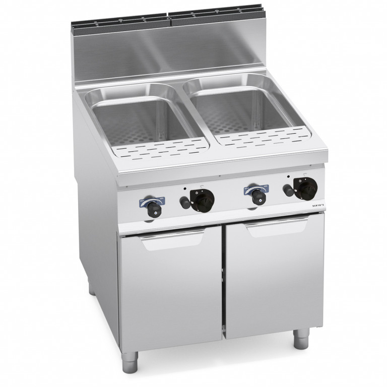 CUOCIPASTA A GAS - 40 + 40 LITRI