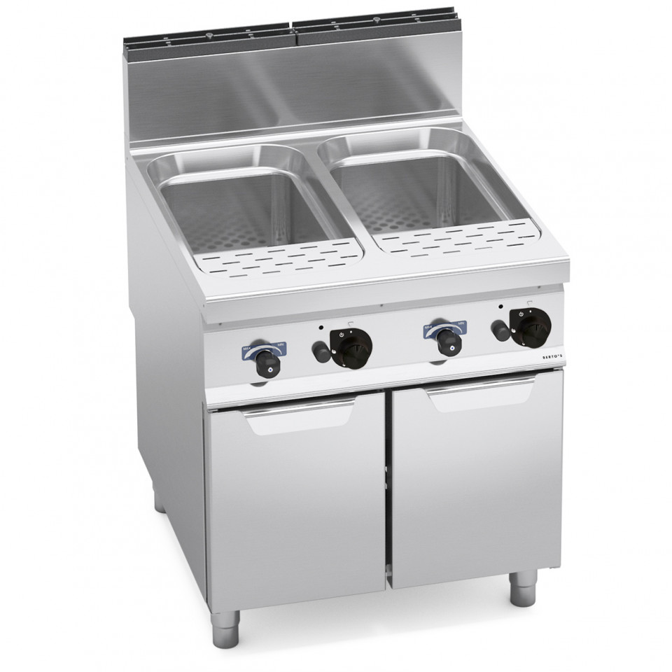 CUOCIPASTA A GAS - 40 + 40 LITRI