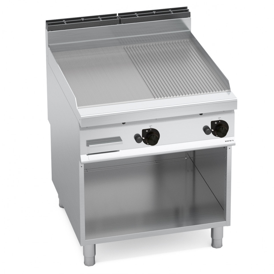 HALF-RIBBED GAS GRIDDLES ON CABINET - 20305500 - Commercial