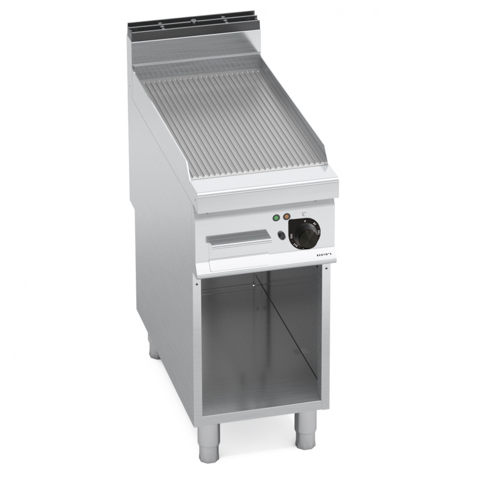FRY TOP ELETTRICO - PIASTRA RIGATA