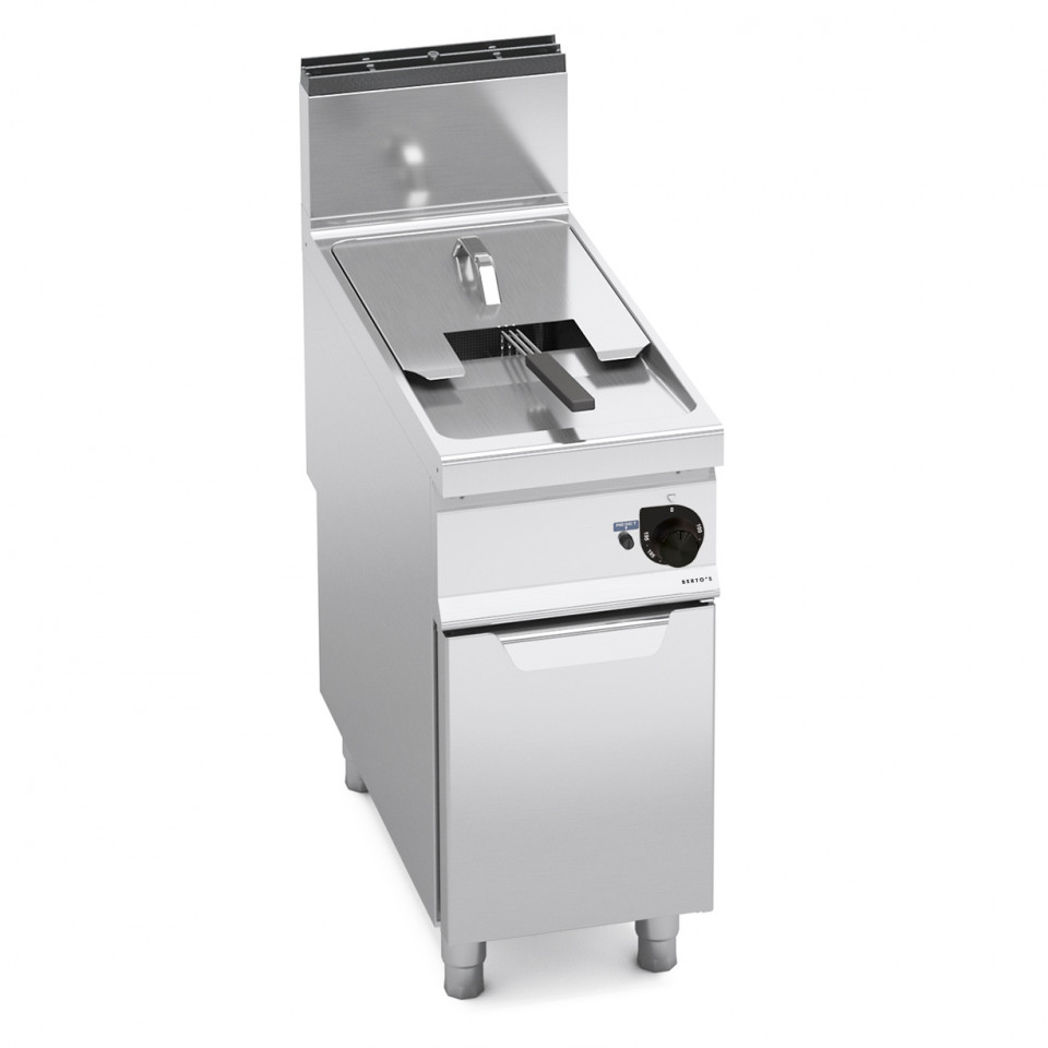 INDIRECT GAS FRYER ON CABINET - SINGLE TANK 18 L