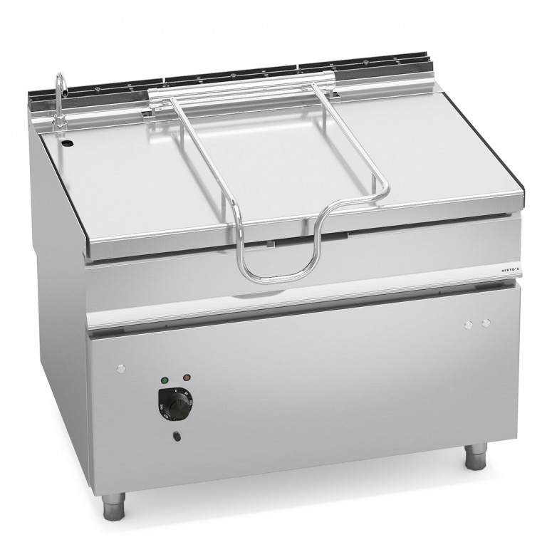 BRASIERA RIBALTABILE ELETTRICA 120 LITRI CON RIBALTAMENTO MOTORIZZATO