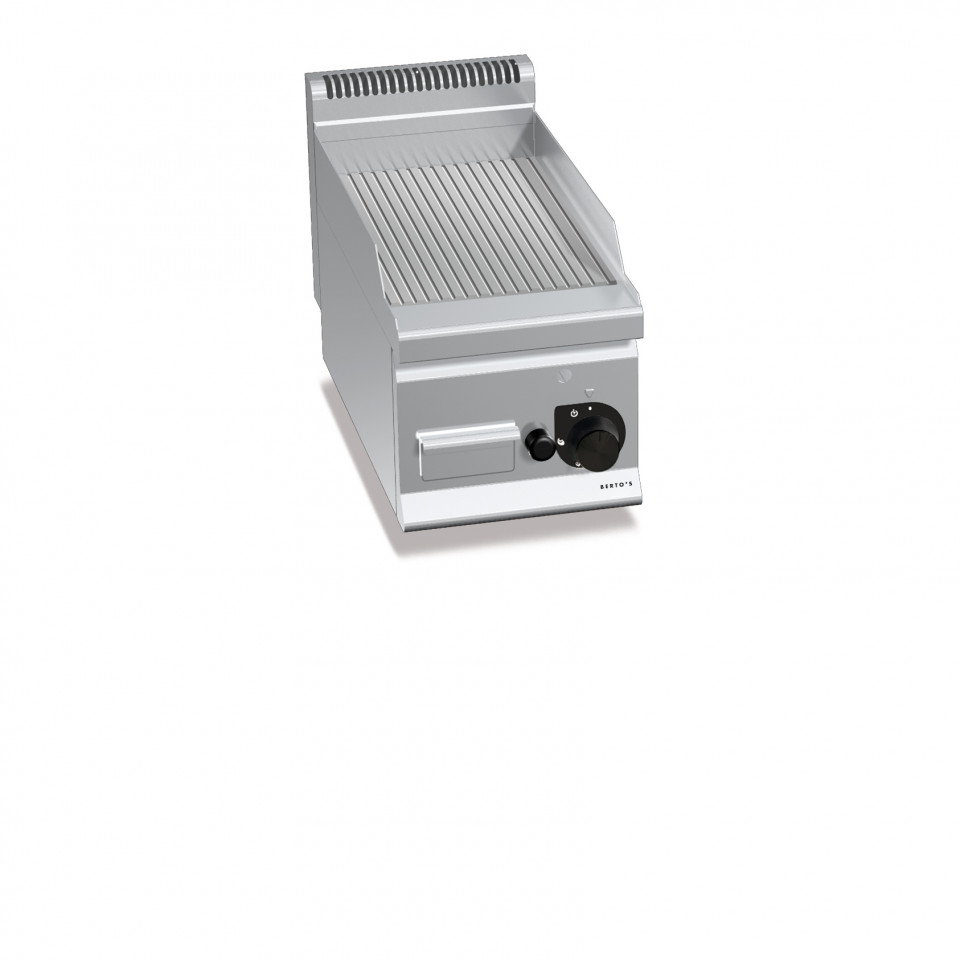 FRY TOP A GAS RIGATO TOP