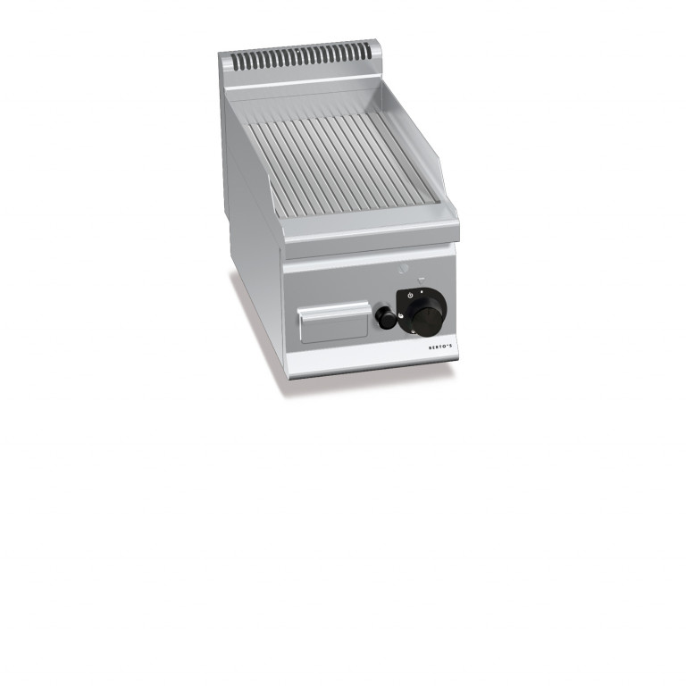 FRY TOP A GAS RIGATO TOP