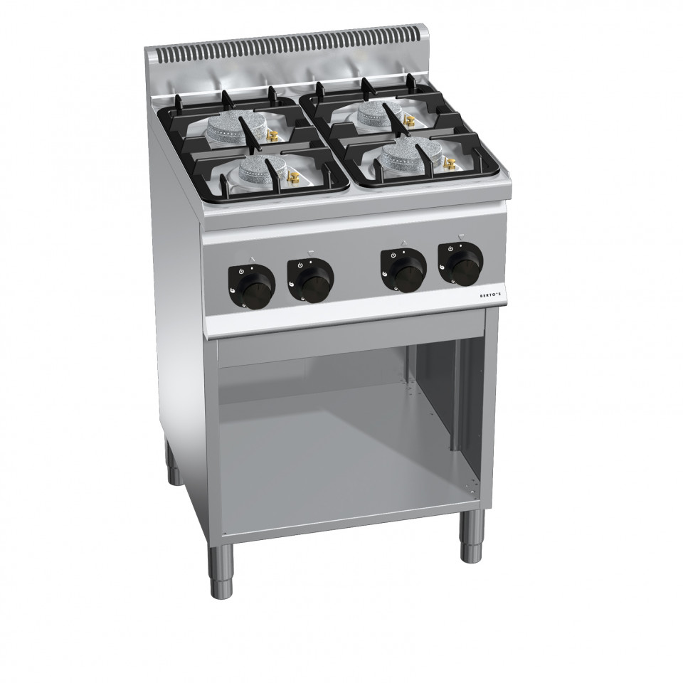4-BURNER GAS STOVE WITH CABINET 4-BURNER GAS STOVE WITH CABINET