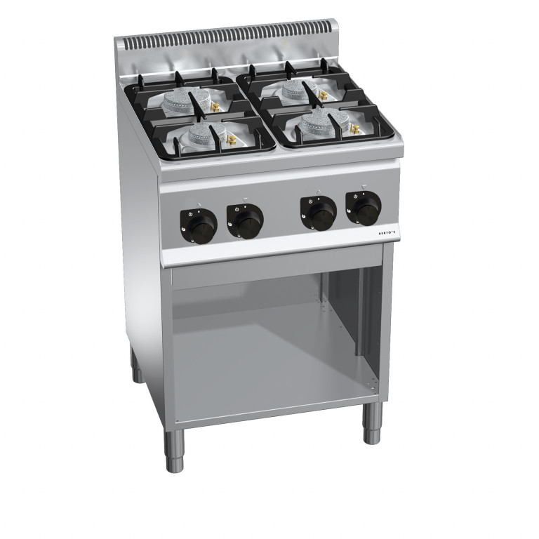 CUCINA A GAS 4 FUOCHI SU VANO