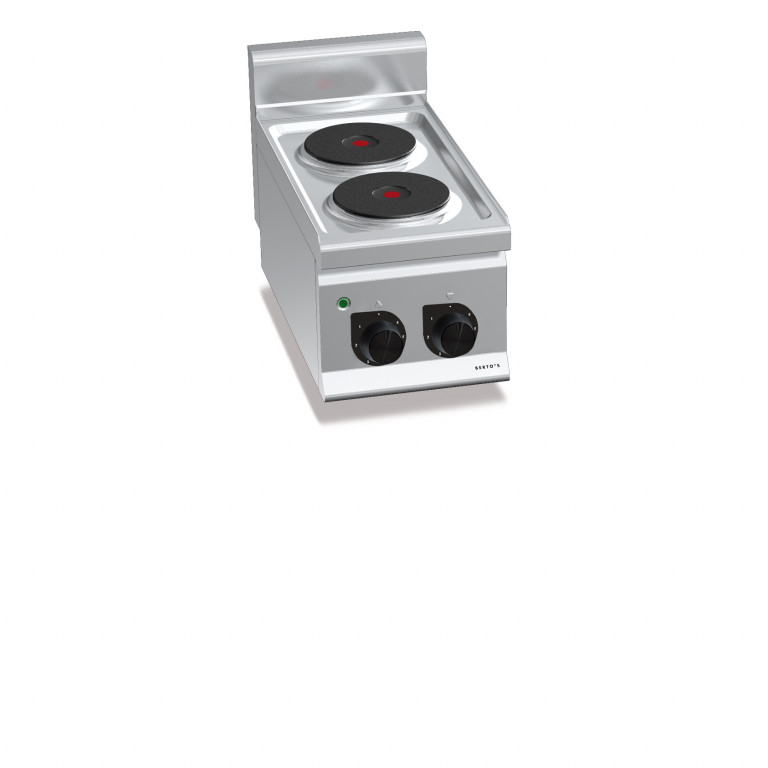 ELEKTROHERDE 2 RUNDE PLATTEN TISCHGERÄT