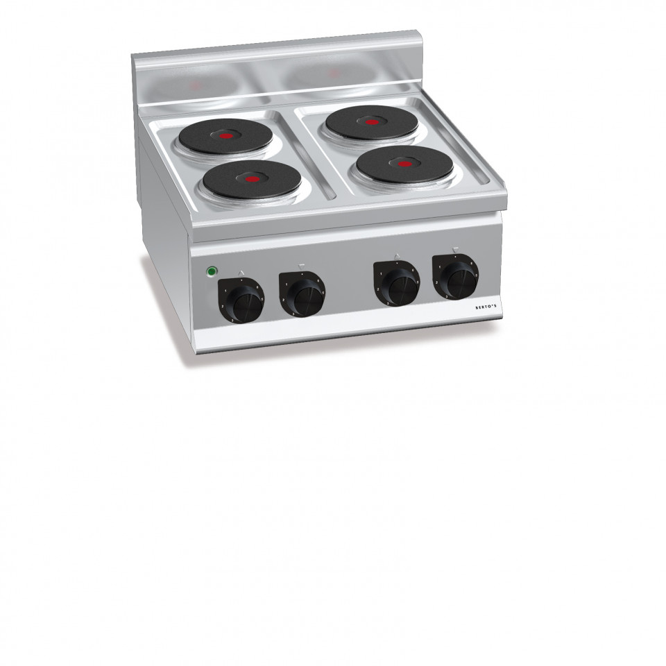 CUCINA ELETTRICA 4 PIASTRE TONDE TOP