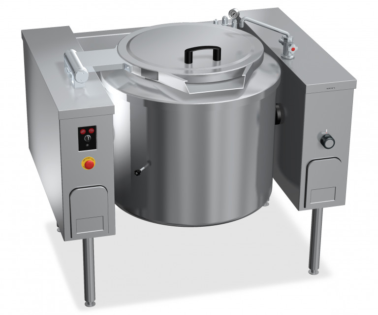 150 L TILTING BOILING PAN WITH INDIRECT STEAM HEATING