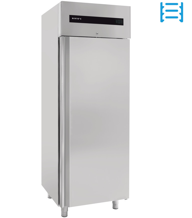 ARMOIRE RÉFRIGÉRÉE 700 AVEC GLISSIÈRES MOULÉES -2/+10°C