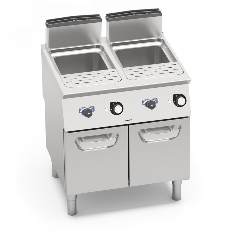 GAS-NUDELKOCHER STANDGERÄT - 30 + 30 L