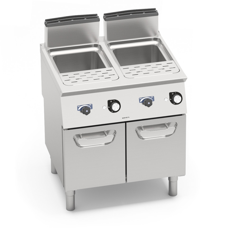 GAS-NUDELKOCHER STANDGERÄT - 30 + 30 L