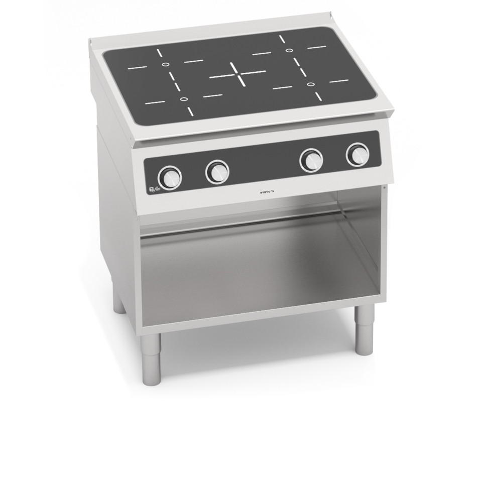 FOURNEAU &Agrave; INDUCTION 4 ZONES SUR MEUBLE - PUISSANCE AUGMENT&Eacute;E AVEC COMMANDES ELECTRONIQUES BFLEX