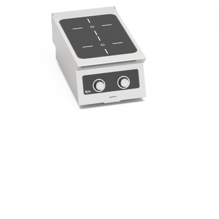 CUCINA A INDUZIONE 2 ZONE DA BANCO - COMANDI BFLEX