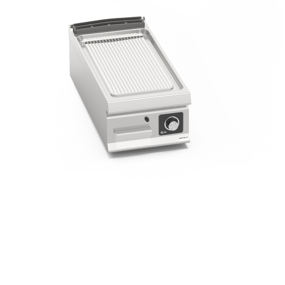 ELECTRIC GRIDDLE - GROOVED PLATE MADE OF STAINLESS STEEL - BFLEX CONTROLS