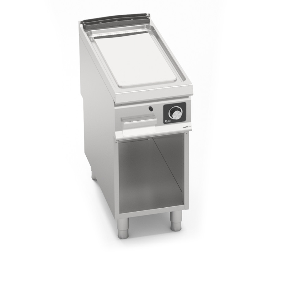 ELECTRIC GRIDDLE WITH CABINET - SMOOTH PLATE MADE OF STAINLESS STEEL - BFLEX CONTROLS