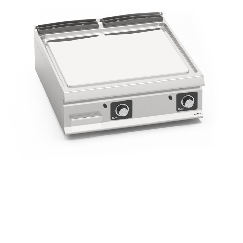 FRY TOP ELETTRICO - PIASTRA LISCIA IN ACCIAIO INOX - COMANDI BFLEX