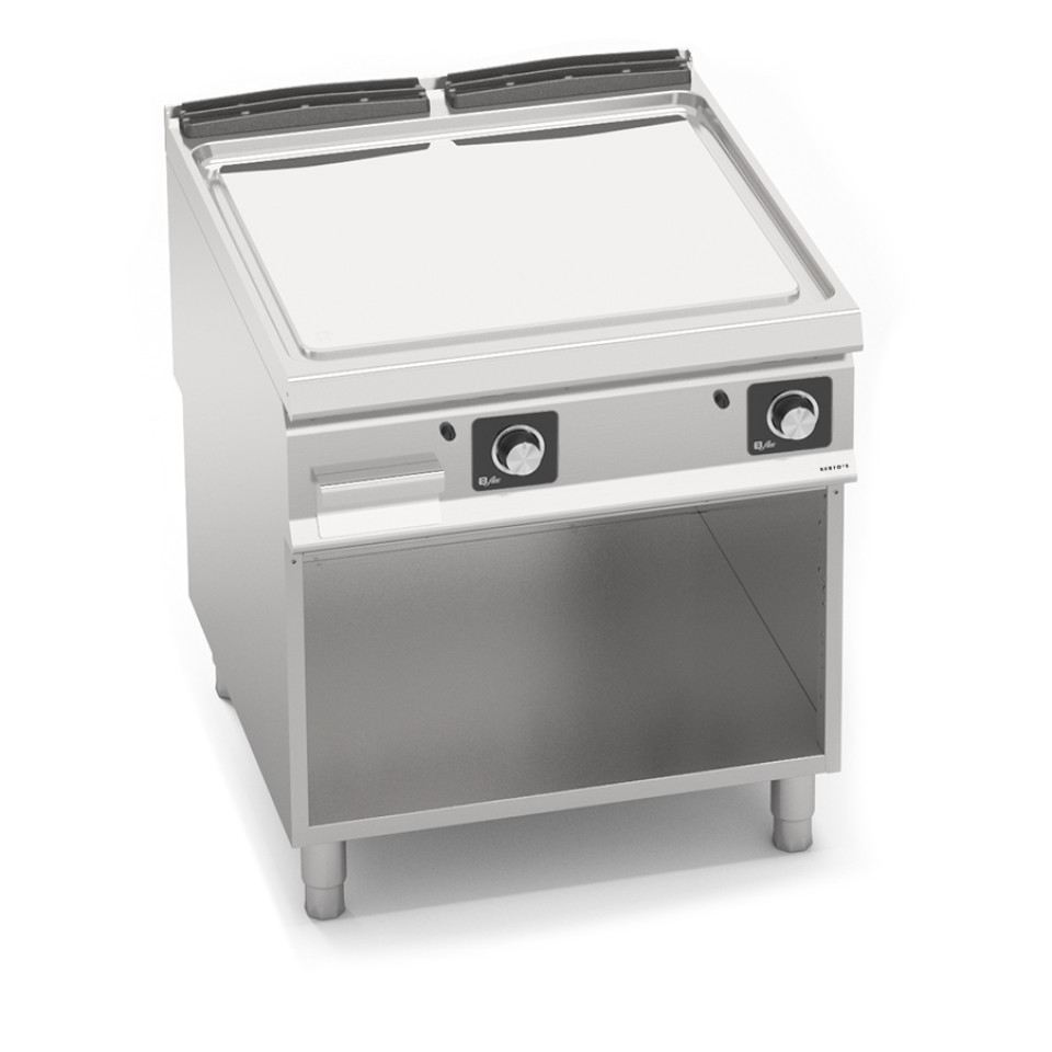 FRY TOP ELETTRICO SU VANO - PIASTRA LISCIA IN ACCIAIO INOX - COMANDI BFLEX