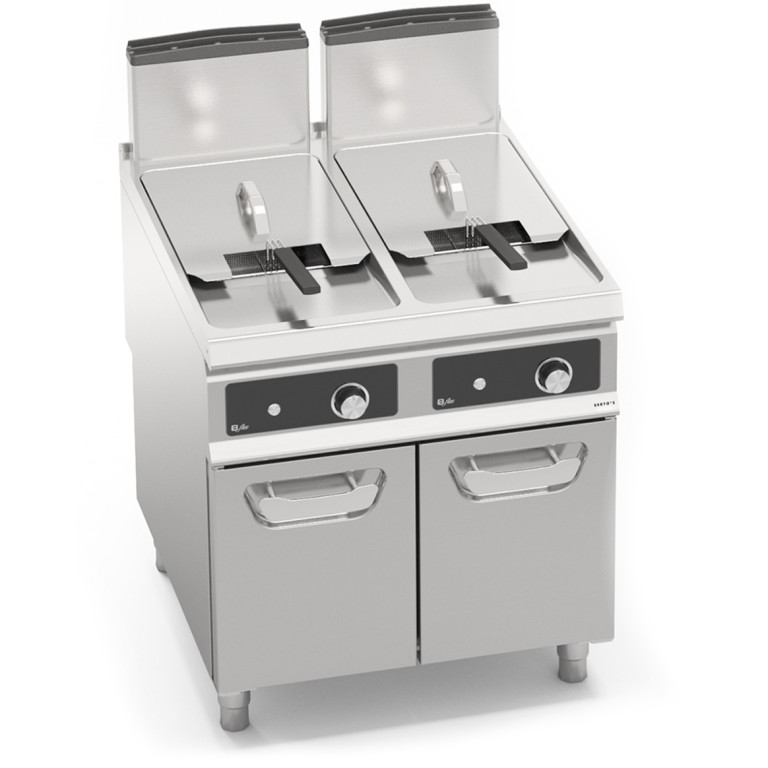 GAS FRYER WITH CABINET 20+20 L - BFLEX CONTROLS