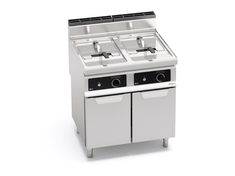 FRIGGITRICE A GAS 15+15 L SU VANO (COMANDI BFLEX)